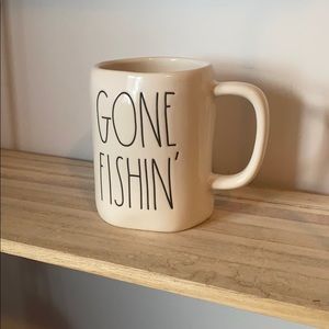 Rae Dunn LL “Gone Fishing” Mug
